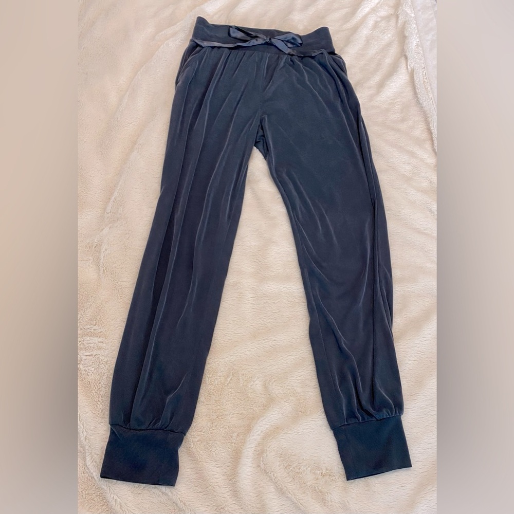 Victoria’s Secret ribbed modal soft jogger - blue-grey colour, size small